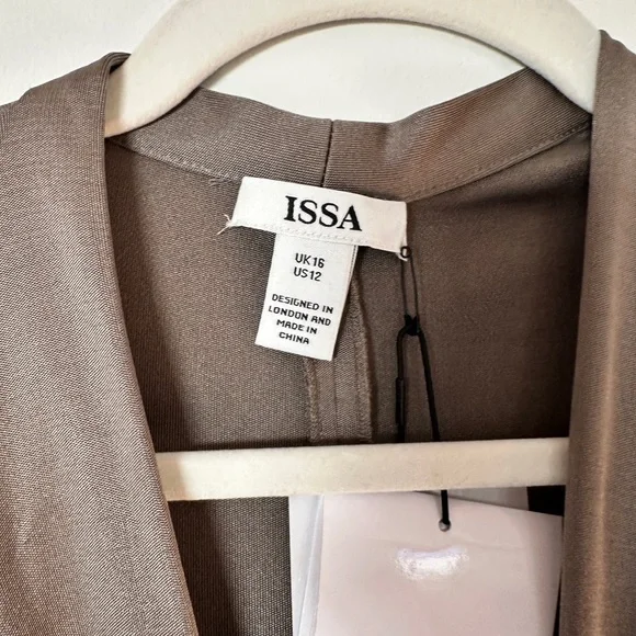 Issa London *Kate Middleton Engagement Dress* Silk Jersey Wrap Effect NWT   - sanvalentin.cl